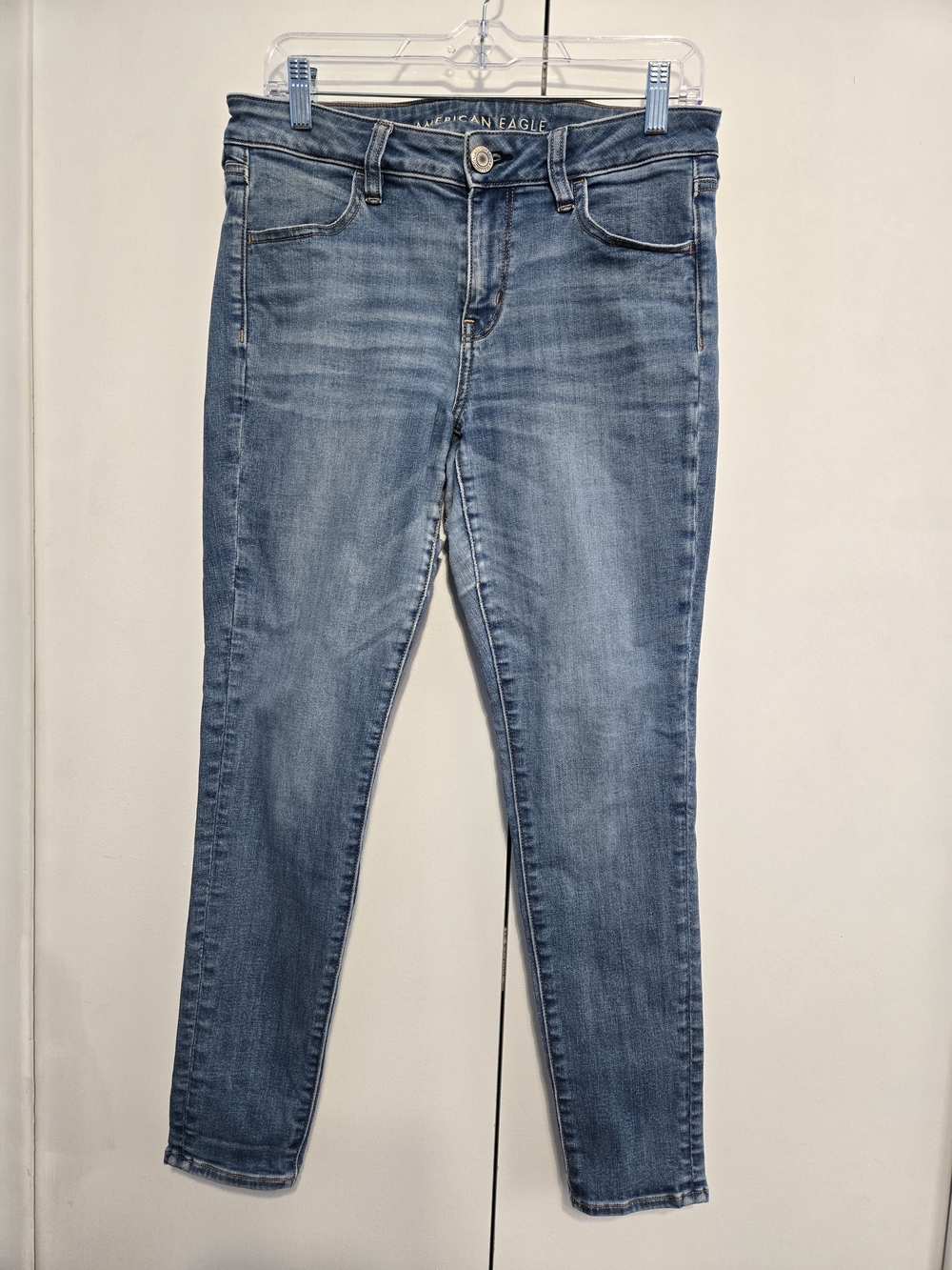 American Eagle Jegging Jeans Light Wash Stretch Women's Size‎ 8 Regular